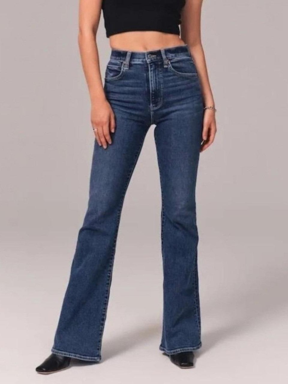 A&F High Rise Flare Jeans WORN ONCE